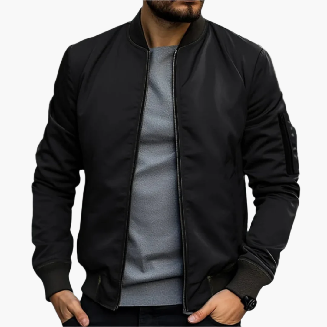 Chaqueta bomber de transición para hombre – Estilo urbano moderno y versatilidad para el día a día y el ocio