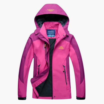 Dame utendørsjakke funksjonsjakke turjakke – Sporty stil for utendørsaktiviteter