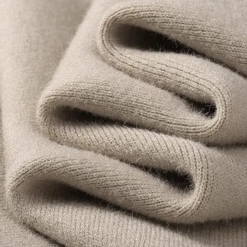 Pull unisexe avec doublure polaire chaude, col roulé ou col rond, différentes couleurs