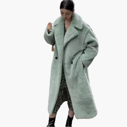 Damen Langer Oversize Mantel – Modischer Winter-Trend für Alltag & Freizeit