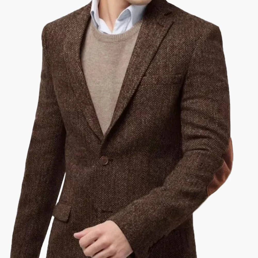 Heren Business Colbert Modern Klassiek – Elegante Enkeknoops voor Kantoor & bijzondere gelegenheden