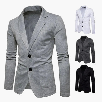 Blazer casual para hombre – Chaqueta moderna slim fit para negocios y uso diario