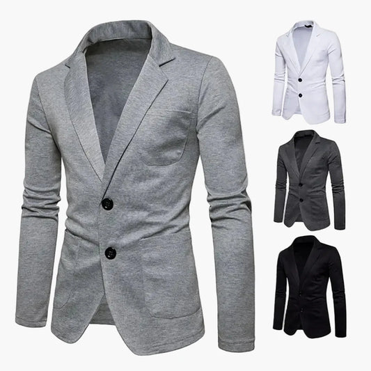 Blazer casual para hombre – Chaqueta moderna slim fit para negocios y uso diario
