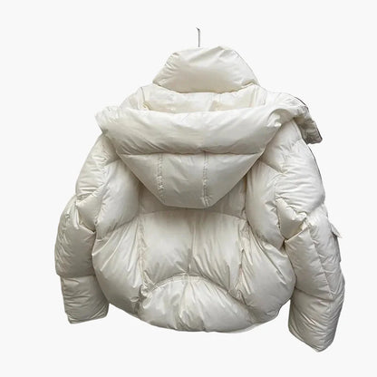 Veste matelassée courte d'hiver pour femme, moderne, pour le quotidien et l'extérieur