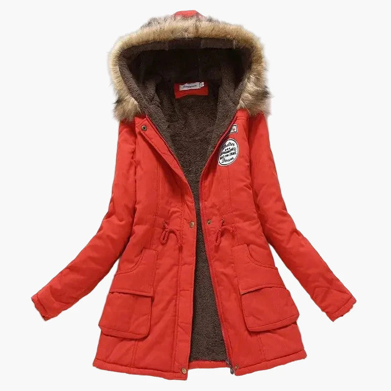 Parka invernale da donna con cappuccio – Stile coreano alla moda, caldo e foderato, uso quotidiano e tempo libero
