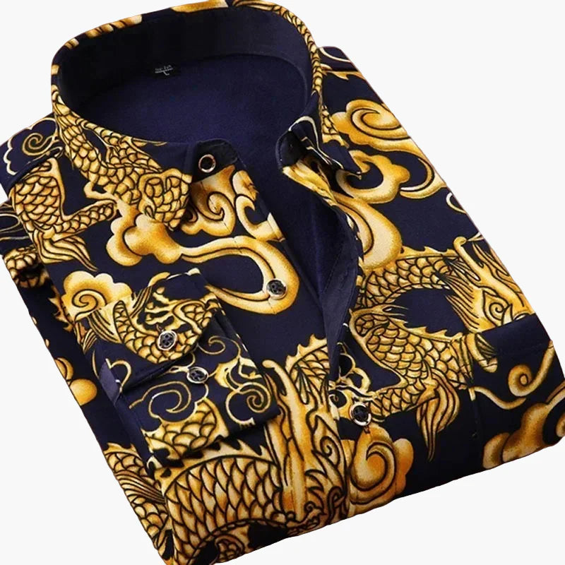 Camicia da uomo casual a quadri, camicia moderna a maniche lunghe per quotidiano e ufficio