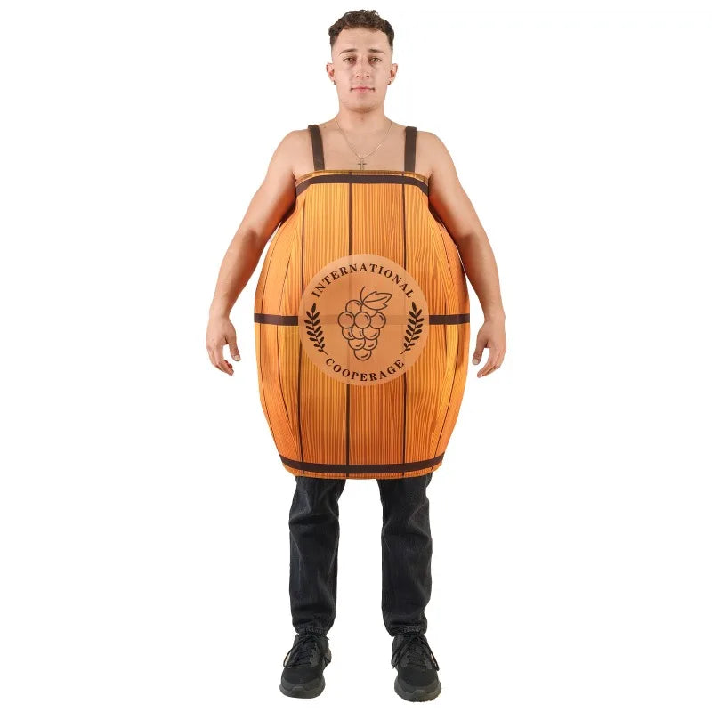 Costume de fête, carnaval, déguisement, bouteille, fût de bière, adultes, unisexe