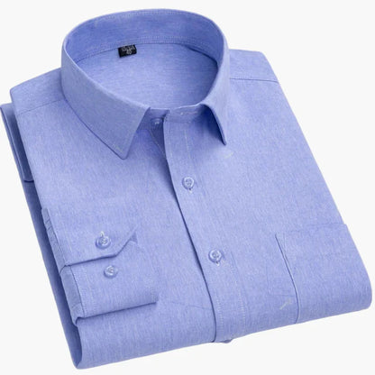 Camicia da uomo business con sottili righe – Elegante camicia casual e da ufficio