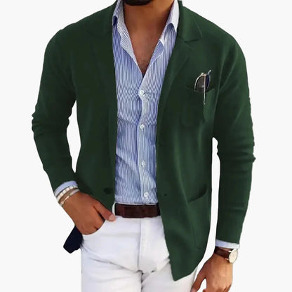 Giacca da uomo moderna monopetto business casual – Blazer per ufficio e tutti i giorni