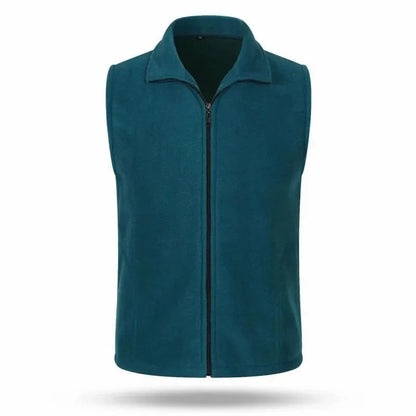 Fleece Weste mit Reißverschluss Stehkragen Damen oder Herren Unisex