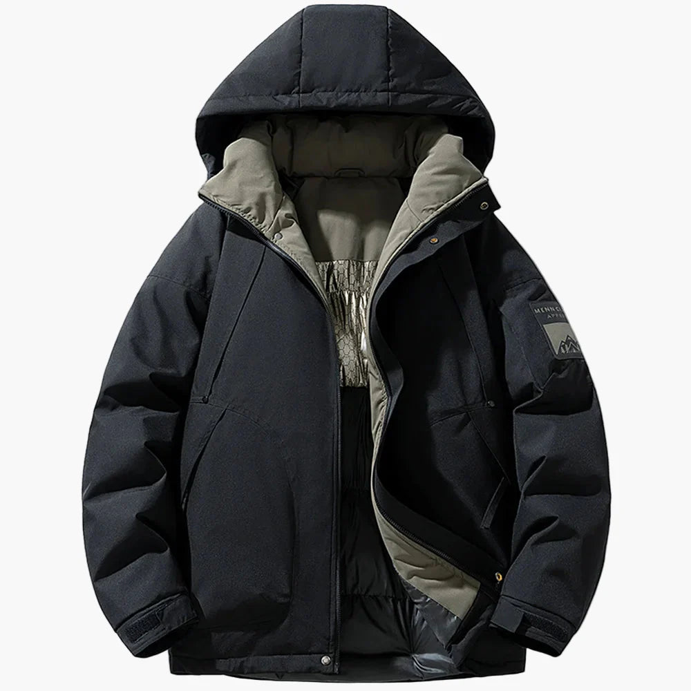 Herre vinter outdoor parka – Varm hættejakke til hverdag og fritid