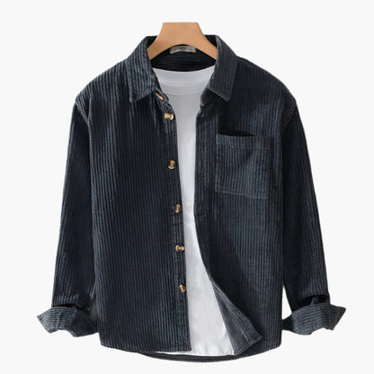 Heren Corduroy Hemd Casual Modern voor Dagelijks Gebruik en Vrije Tijd