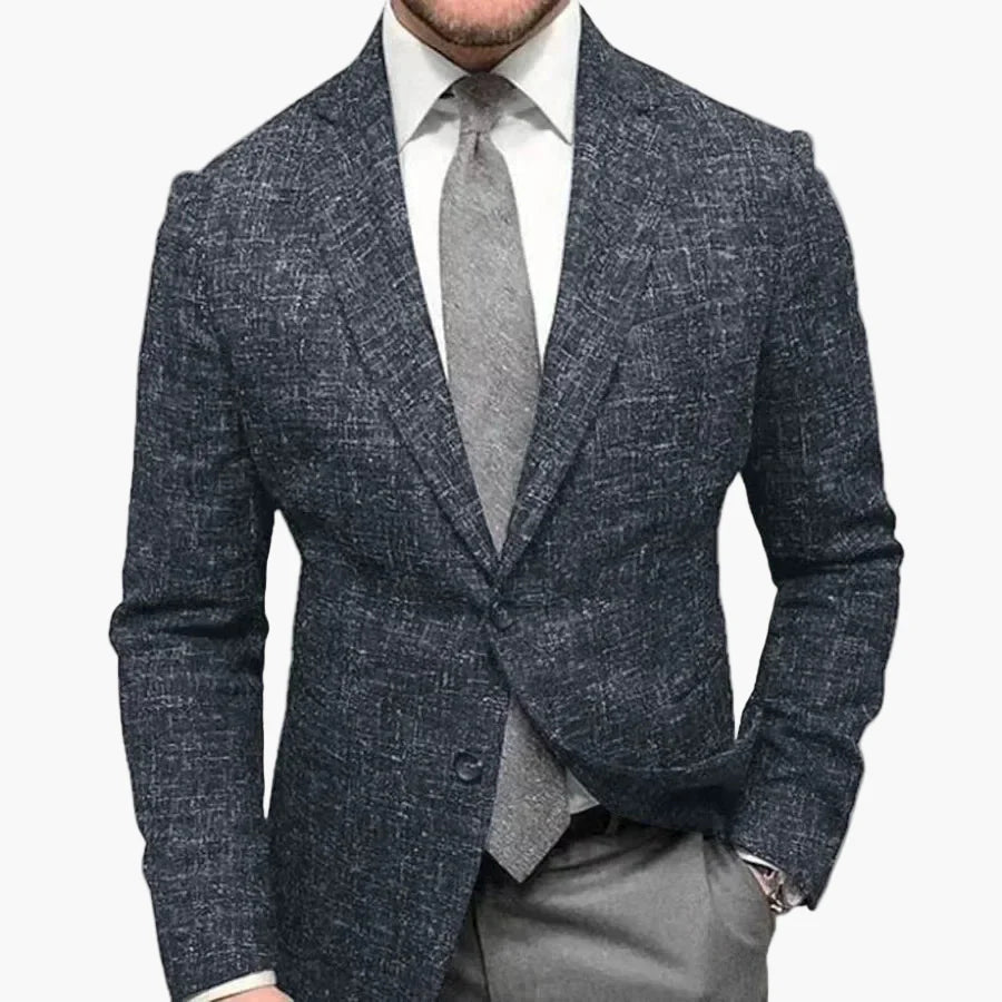 Herren Blazer Modern Kariert Business Freizeit Eleganz