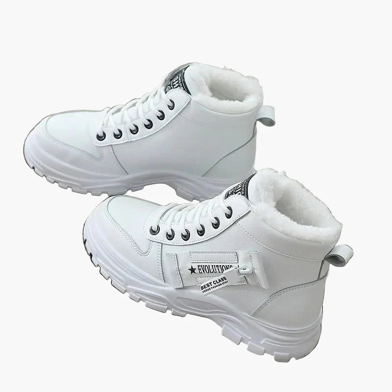 Damskie zimowe sneakersy – Modne buty za kostkę z ociepleniem na co dzień i na zewnątrz