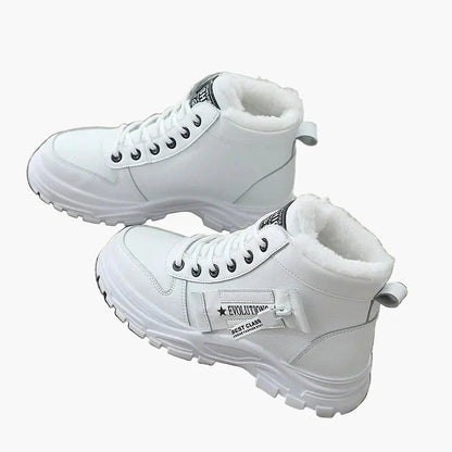 Damskie zimowe sneakersy – Modne buty za kostkę z ociepleniem na co dzień i na zewnątrz