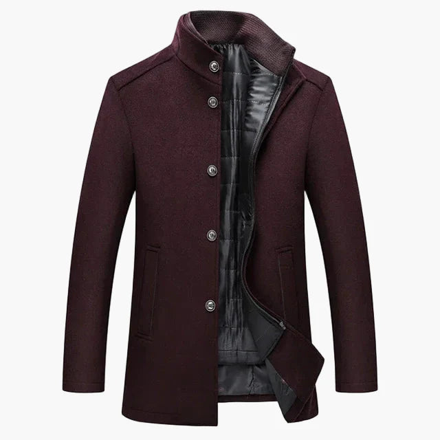 Heren Winter Elegante Korte Jas – Modern Business & Vrijetijds Outfit