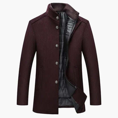 Heren Winter Elegante Korte Jas – Modern Business & Vrijetijds Outfit