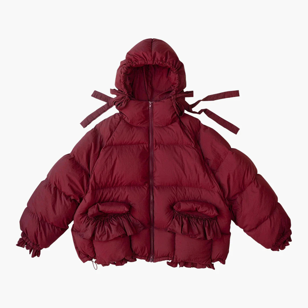 Damen Winter Steppjacke im Oversized-Look für Alltag und Freizeit