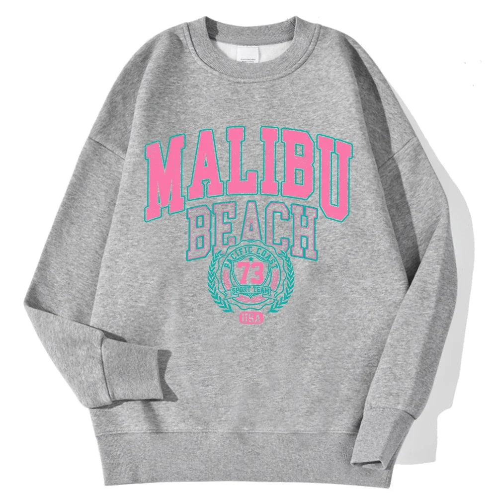 Felpa unisex a maniche lunghe con scollo rotondo e stampa
