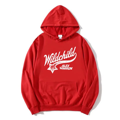 Sudadera unisex con capucha y estampado «Wildchild» y estrellas