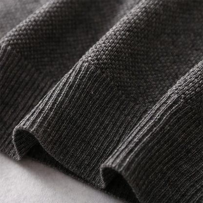 Unisex Langarm Pullover Rundhalsausschnitt Feinstrick