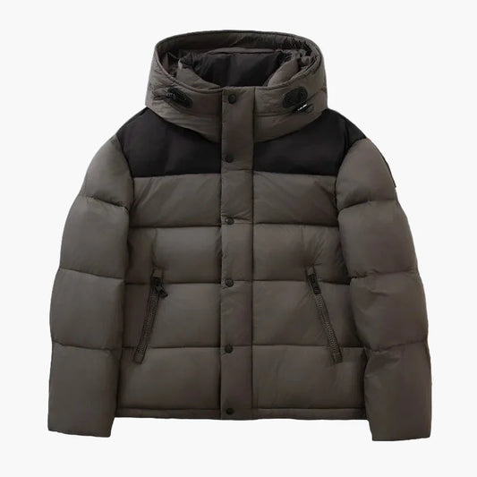 Chaqueta acolchada de invierno para hombre con capucha – Comodidad y estilo para el día a día