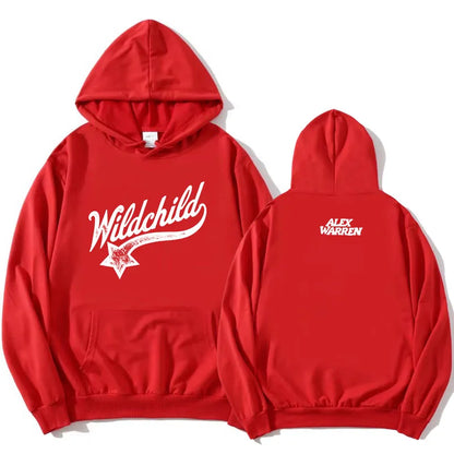 Sudadera unisex con capucha y estampado «Wildchild» y estrellas