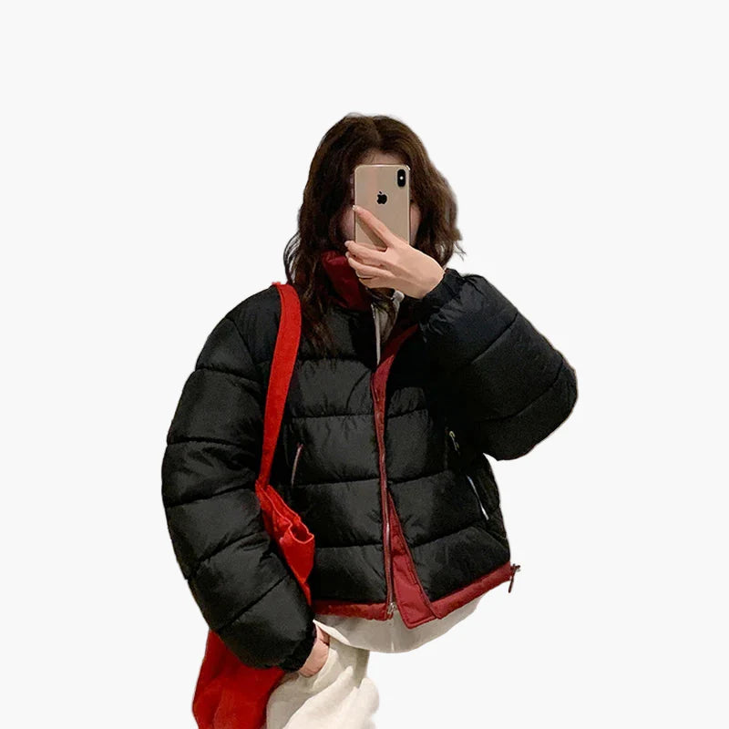 Giacca imbottita da donna in stile streetwear casual – perfetta per tutti i giorni e tempo libero