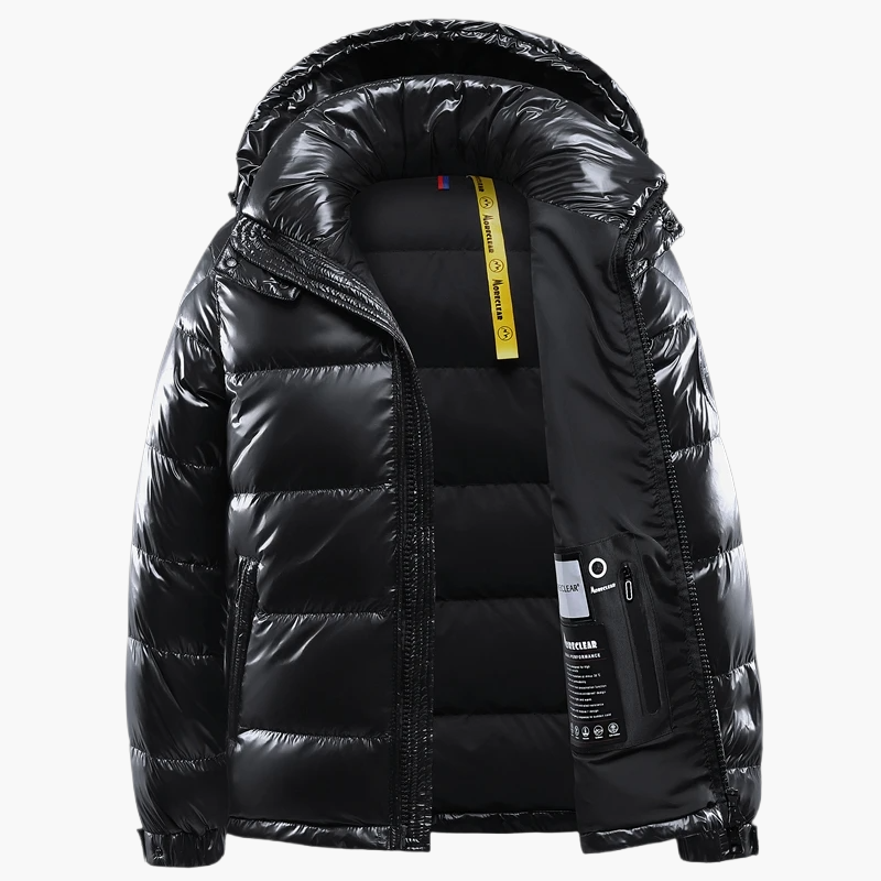 Veste matelassée à capuche pour hommes – Veste d'hiver élégante pour le quotidien et l'extérieur