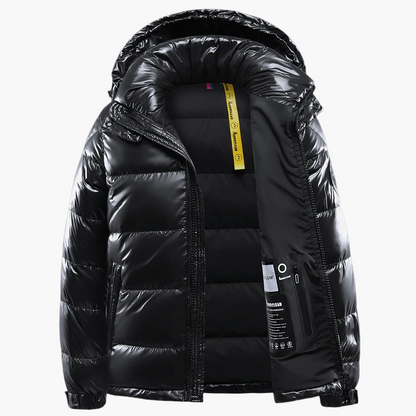 Veste matelassée à capuche pour hommes – Veste d'hiver élégante pour le quotidien et l'extérieur