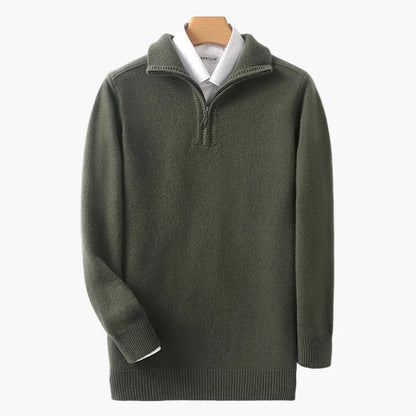 Herren Halbzip Pullover – Klassischer Stil für Alltag und Freizeit