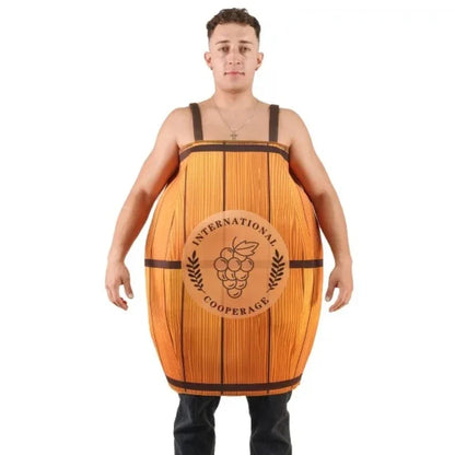 Costume de fête, carnaval, déguisement, bouteille, fût de bière, adultes, unisexe