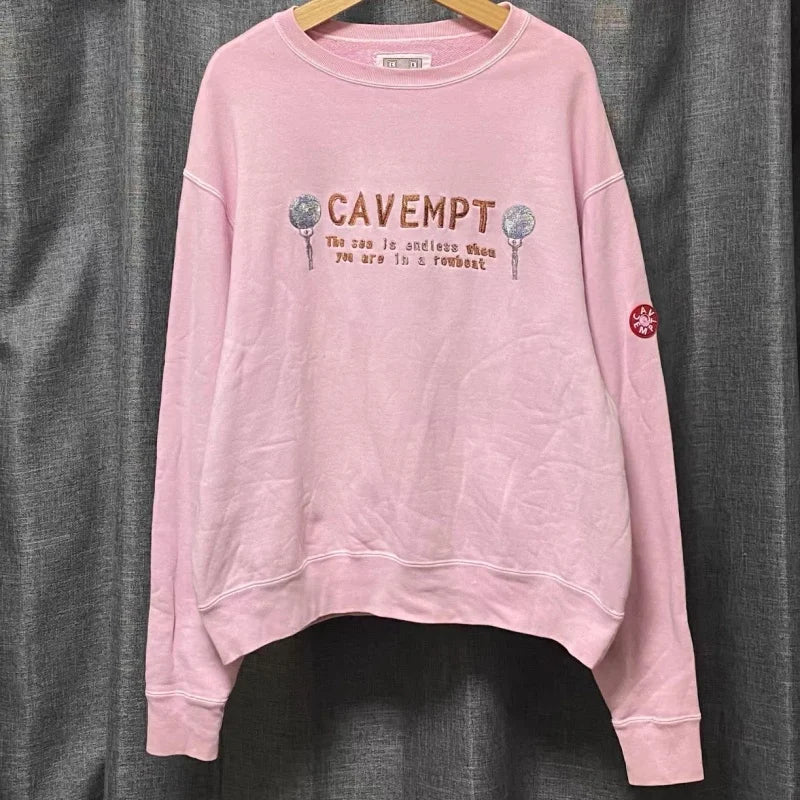 Unisex Rundhals Sweatshirt mit Grafikdruck, Oversize Fit