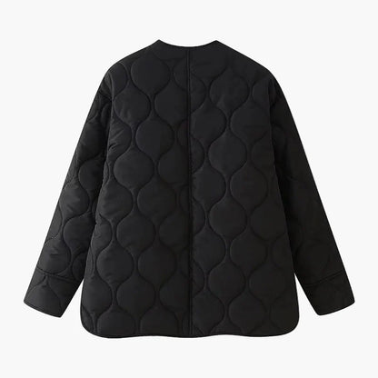 Damen Steppjacke Übergangsjacke Casual Stil – Perfekt für Alltag und Outdoor