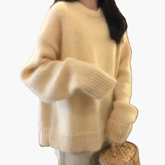 Damski oversize sweter na zimę – casualowy styl i uniwersalny do zestawiania