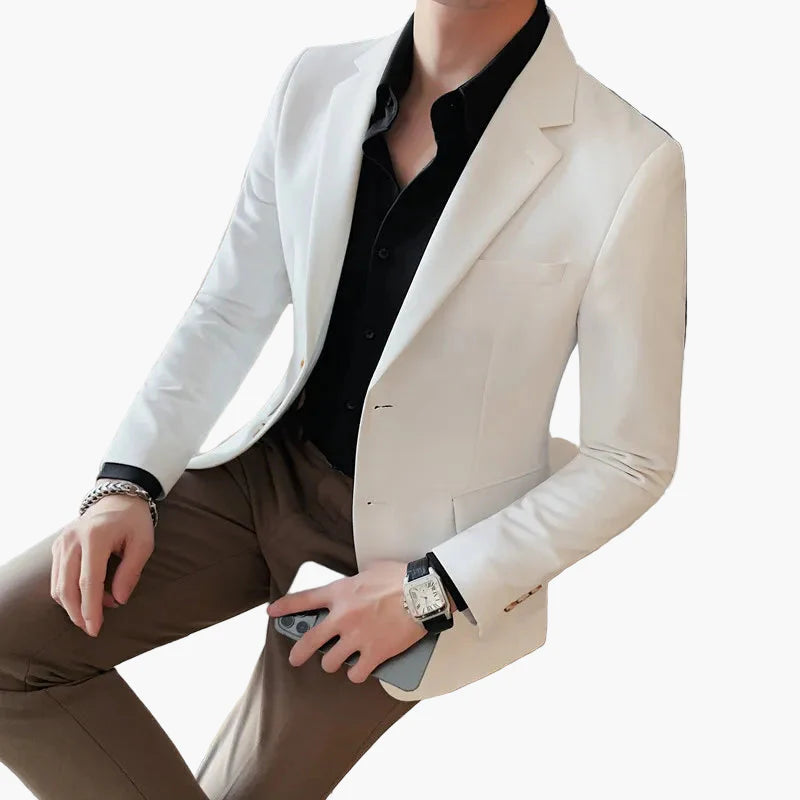 Herren Blazer Modern Business Slim Fit – Stilvoller Anzug für Büro & Events