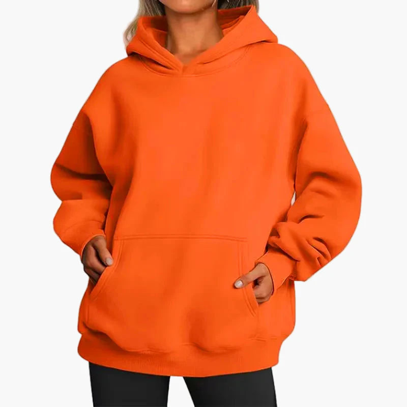 Sweat à capuche oversize femme pour loisirs – Style streetwear confortable