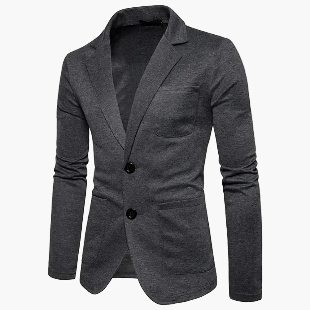 Blazer casual para hombre – Chaqueta moderna slim fit para negocios y uso diario