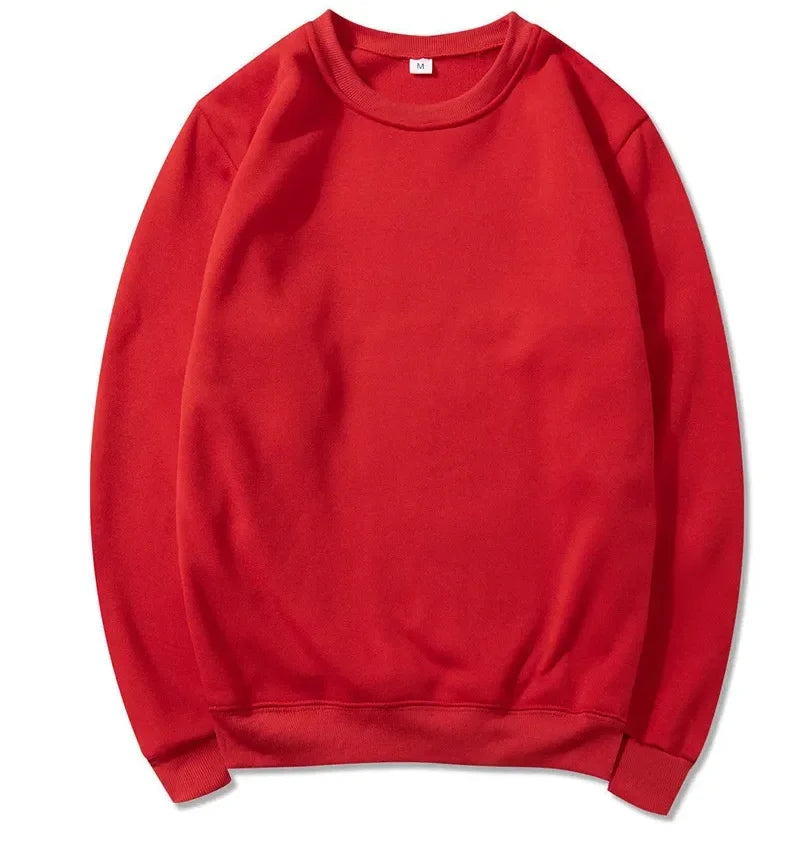 Unisex Basic Sweatshirt Rundhalsausschnitt Langarm