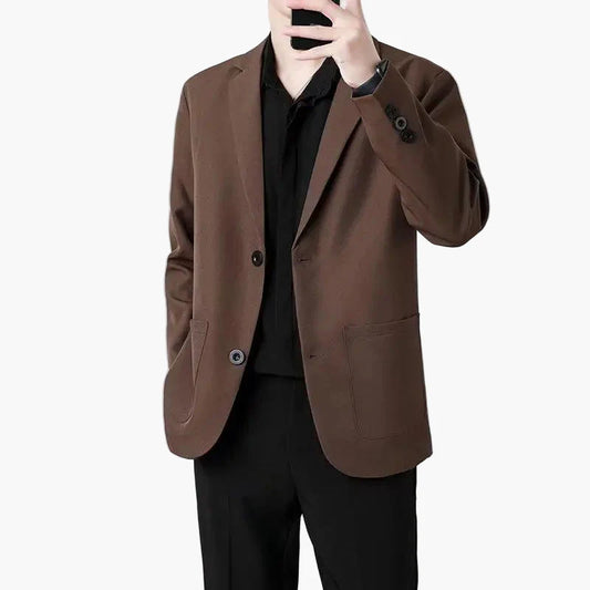 Chaqueta moderna de negocios para hombre – Blazer elegante para oficina y uso diario
