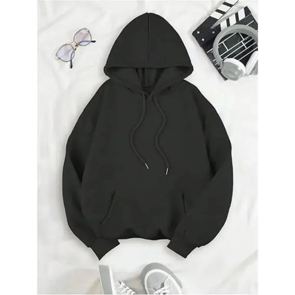 Oversize-hoodie med leopardstjerne og hætte