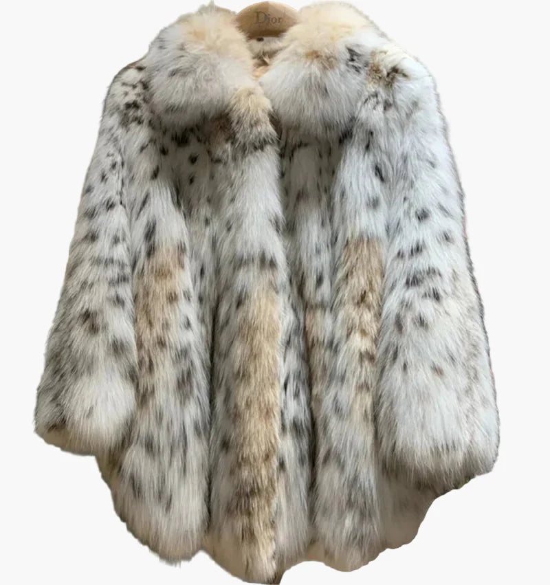 Damen Luxus Winterjacke mit elegantem Kuscheleffekt – Modischer Mantel für stilvolle Anlässe