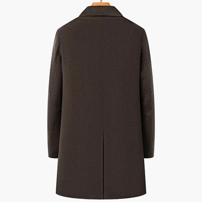 Herren Business Wintermantel – Eleganter Doppelreiher für Büro und Freizeit
