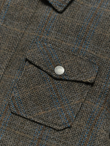 Chemise-veste décontractée à carreaux classique pour homme – Veste de transition élégante pour le quotidien et les loisirs