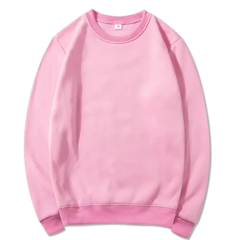 Unisex Basic Sweatshirt Rundhalsausschnitt Langarm