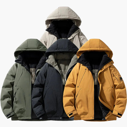 Herre vinter outdoor parka – Varm hættejakke til hverdag og fritid