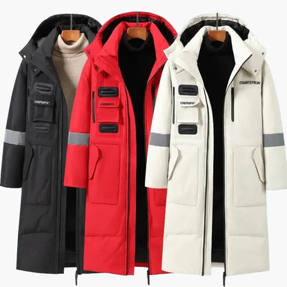 Herren Wintermantel mit Kapuze – Urbaner Parka für kalte Tage, modisch und funktional