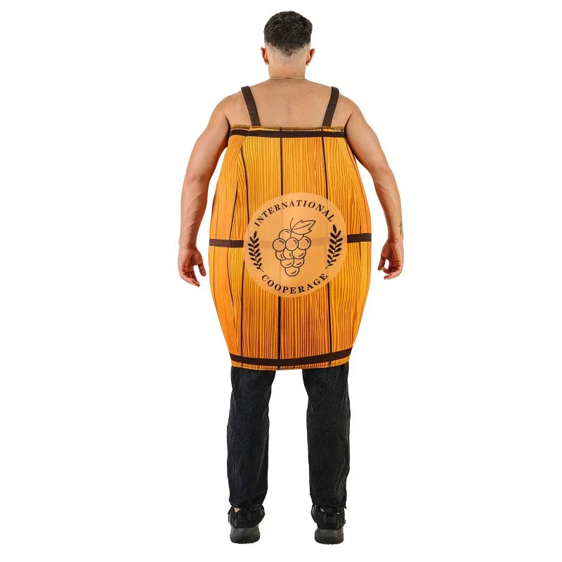 Costume de fête, carnaval, déguisement, bouteille, fût de bière, adultes, unisexe