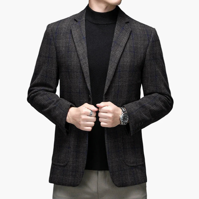 Veste business loisirs slim fit pour homme – Blazer élégant pour bureau et quotidien