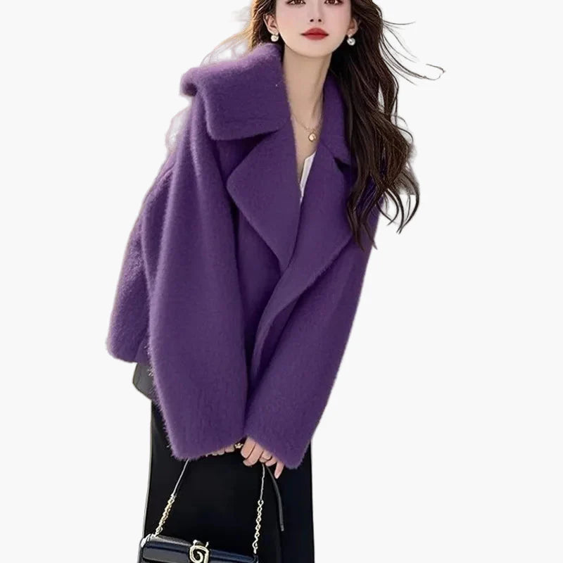 Damen Oversize Mantel Modern Stil für Alltag und Büro